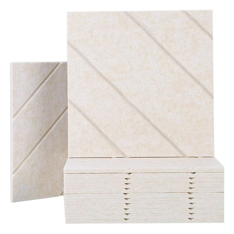

12 шт./упаковка, декоративные акустические панели, 12x12x0,4 дюйма