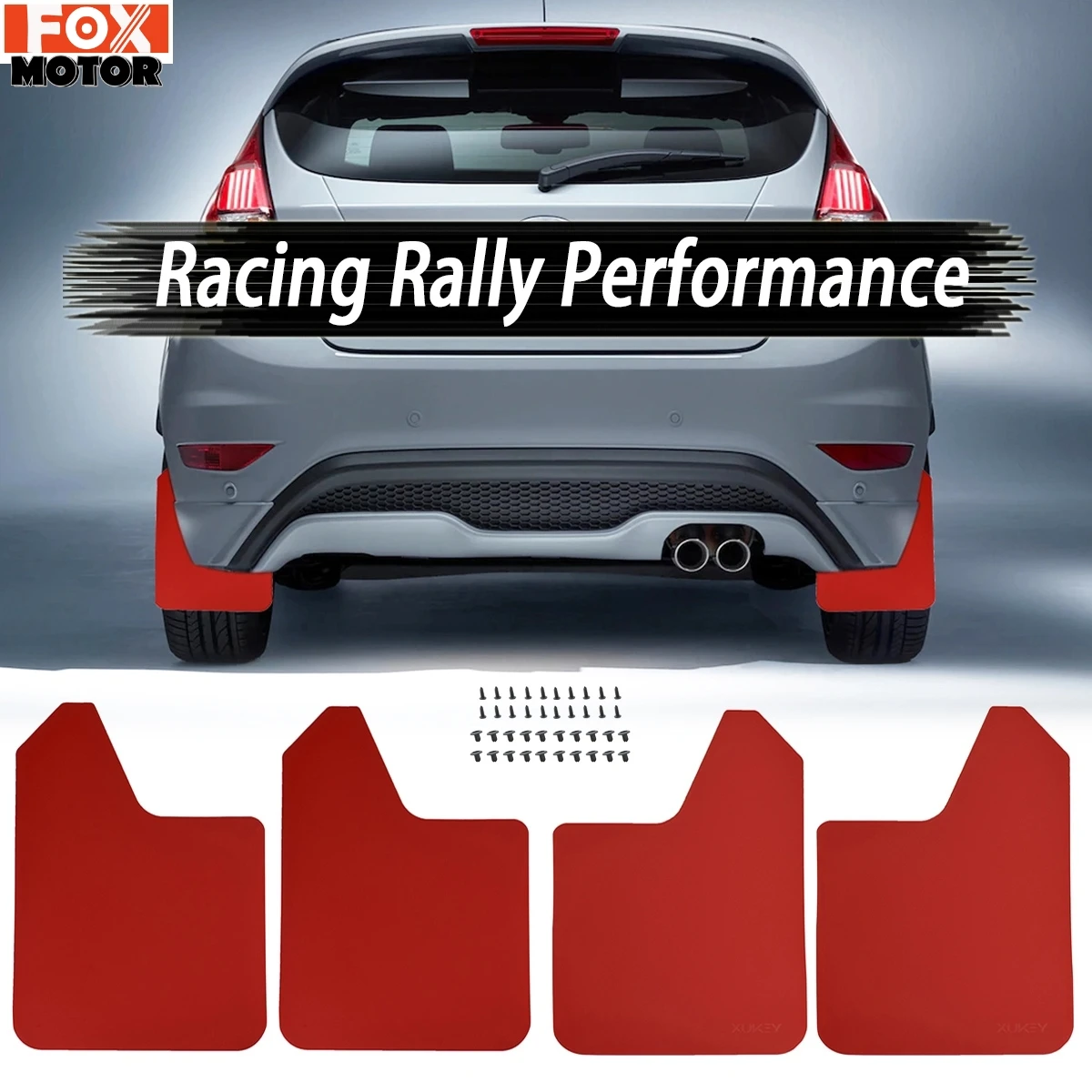 Для Ford Fiesta ST ST180 Active Sport RS Line Zetec S XR4 титановые красные Брызговики крыло брызговиков