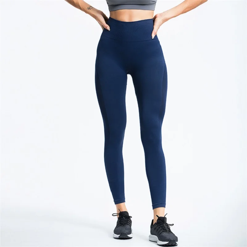 

Женские спортивные Леггинсы, высокая талия, бесшовные, свободные, обтягивающие, для йоги, тренажерного зала