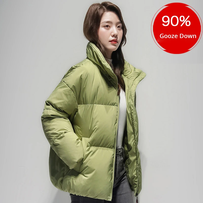 

2021 Winter 90% White Duck Women's Down Long Puffer Jacket Goose Feather Coat Big Size Jackets For Women Overcoat Outerwear