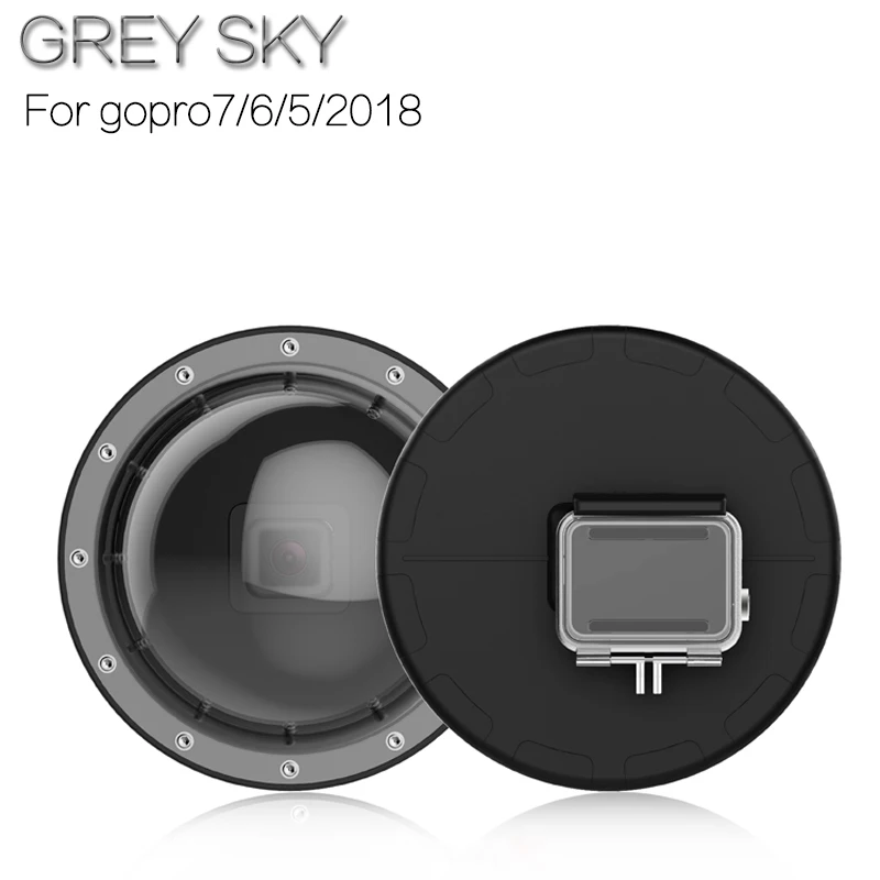Go Pro купольная крышка для порта объектива GoPro Hero 7/6/5 водонепроницаемый чехол