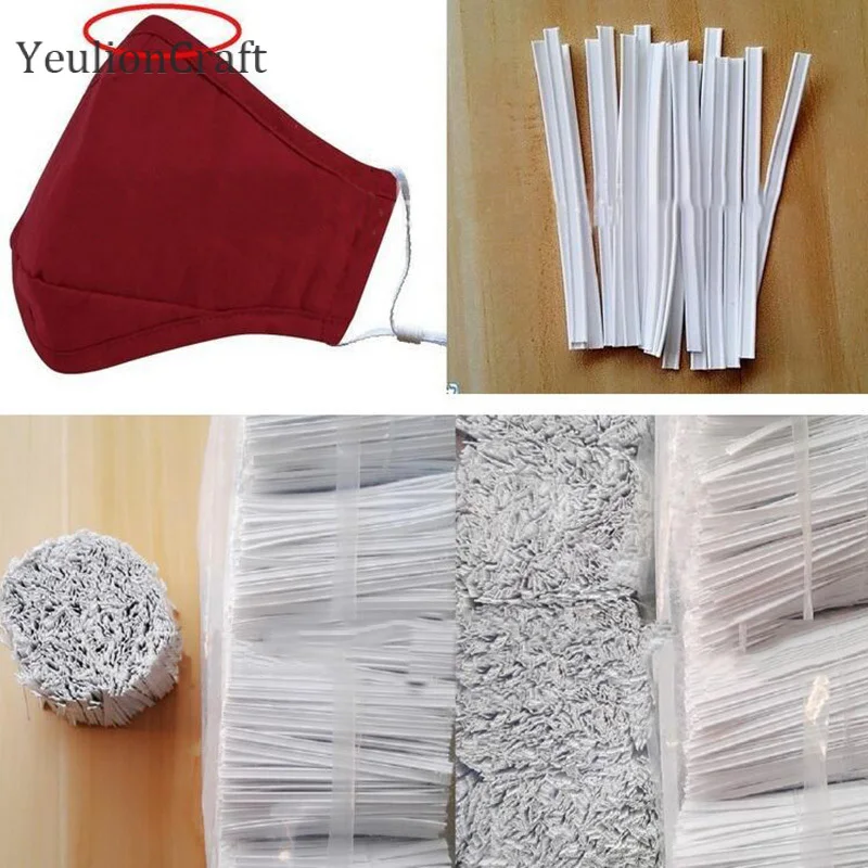 Chzimade 100 шт. пластиковые эластичные ленты s шнур для моста носа регулируемые