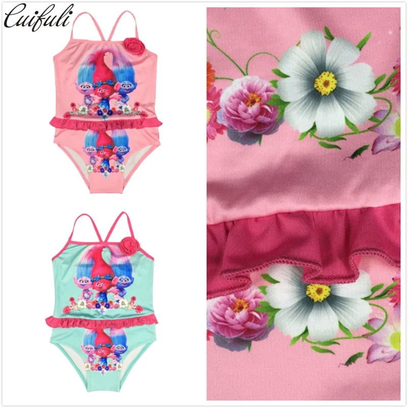 Летнее пляжное бикини для девочек Детский костюм костюмированной вечеринки