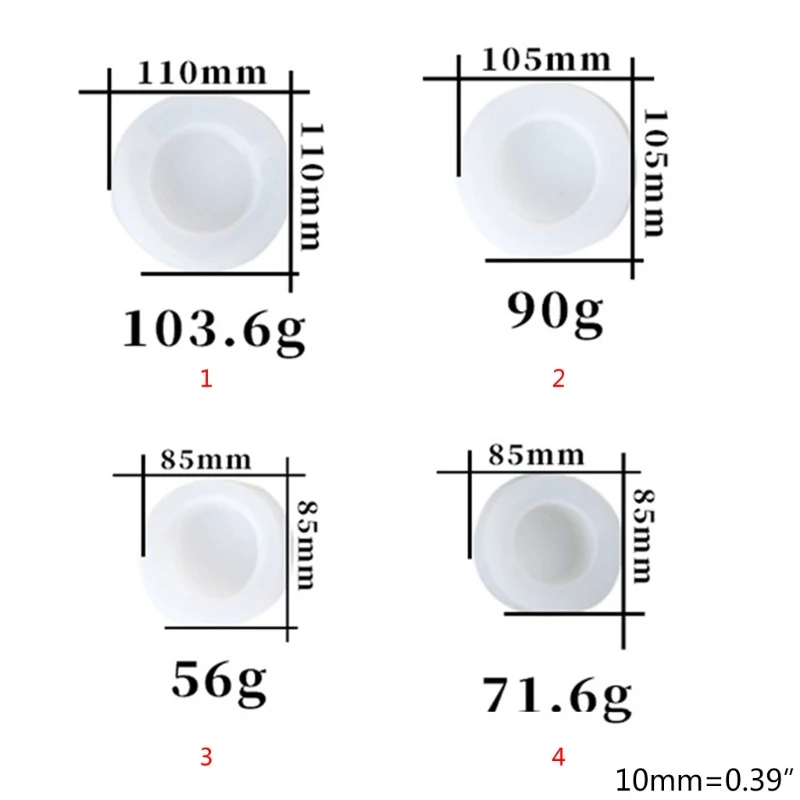 

Resin Crystal Epoxy Mold Ashtray Casting Silicone Mould DIY Crafts Ornaments Jewelry Making Tool