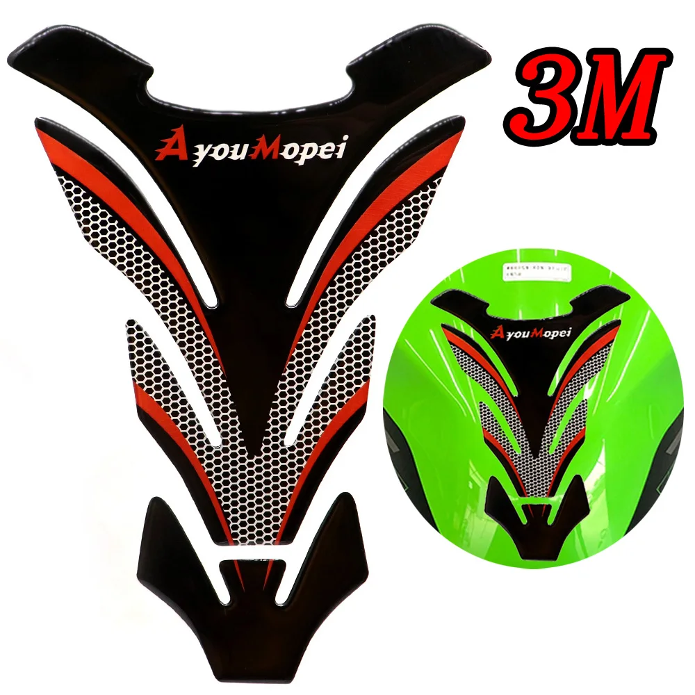

3D Carbon-look Motorcycle Tank Pad Protector Decal Stickers Case for yamaha FJR 1300 1200 FJR1300 A AS ABS