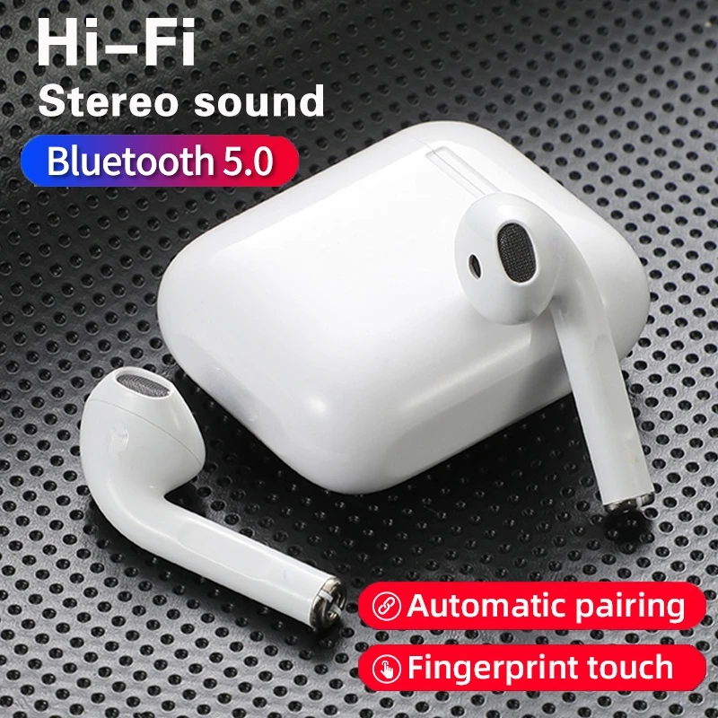 

Original I12 TWS Wireless Headphones Touch Control Bluetooth Earphone Air Earbuds Handsfree Headset with Mic for IPhone Android