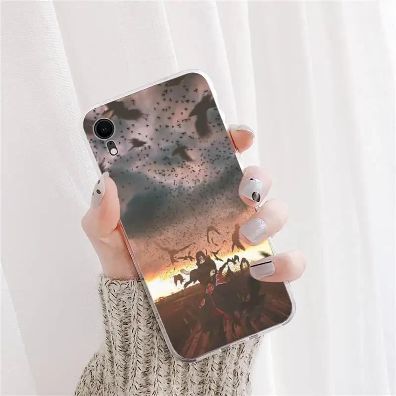 

Naruto Uchiha Phone Case For iPhone X XS MAX 11 12 pro max 6 6s 7 7plus 8 8Plus 5 5S XR se 2020 case