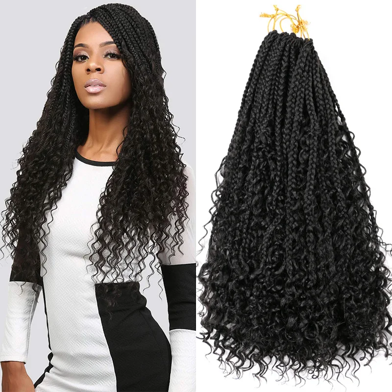 Женские плетеные косички Saisity Goddess Loks синтетические для наращивания |