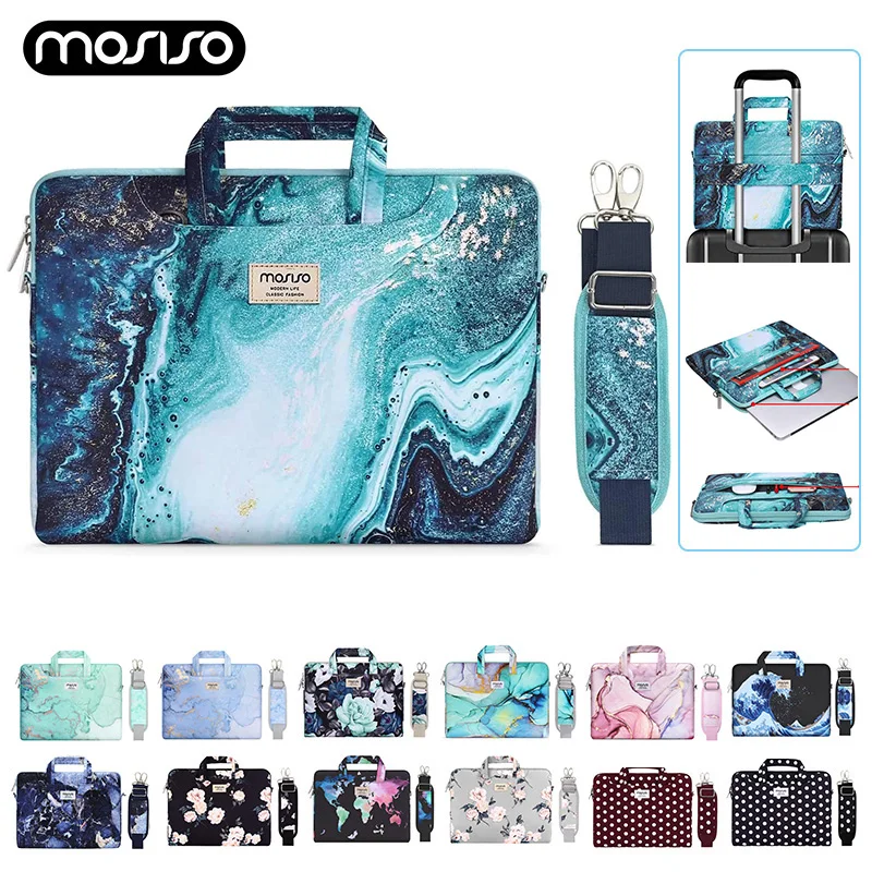 

Laptop Bag for MacBook Pro 14 M1 Air 13.3 15 15.6 16 17.3 Inch Dell Lenovo Asus Acer Men's Women Briefcase Sleeve Messenger Case
