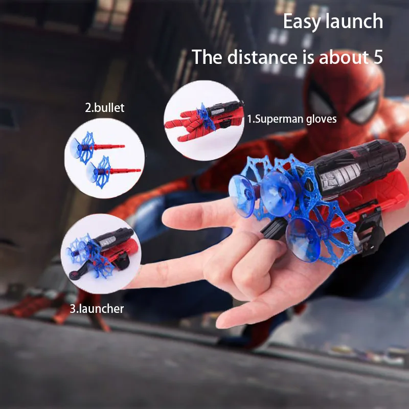 Фигурка Человека-паука из аниме Marvel перчатка для косплея супергерой забавная