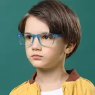 2020 новый анти-синий светильник детская очками для девочек и мальчиков, квадратные синие светильник блокировка очки ультра светильник TR90 оправы для очков UV400
