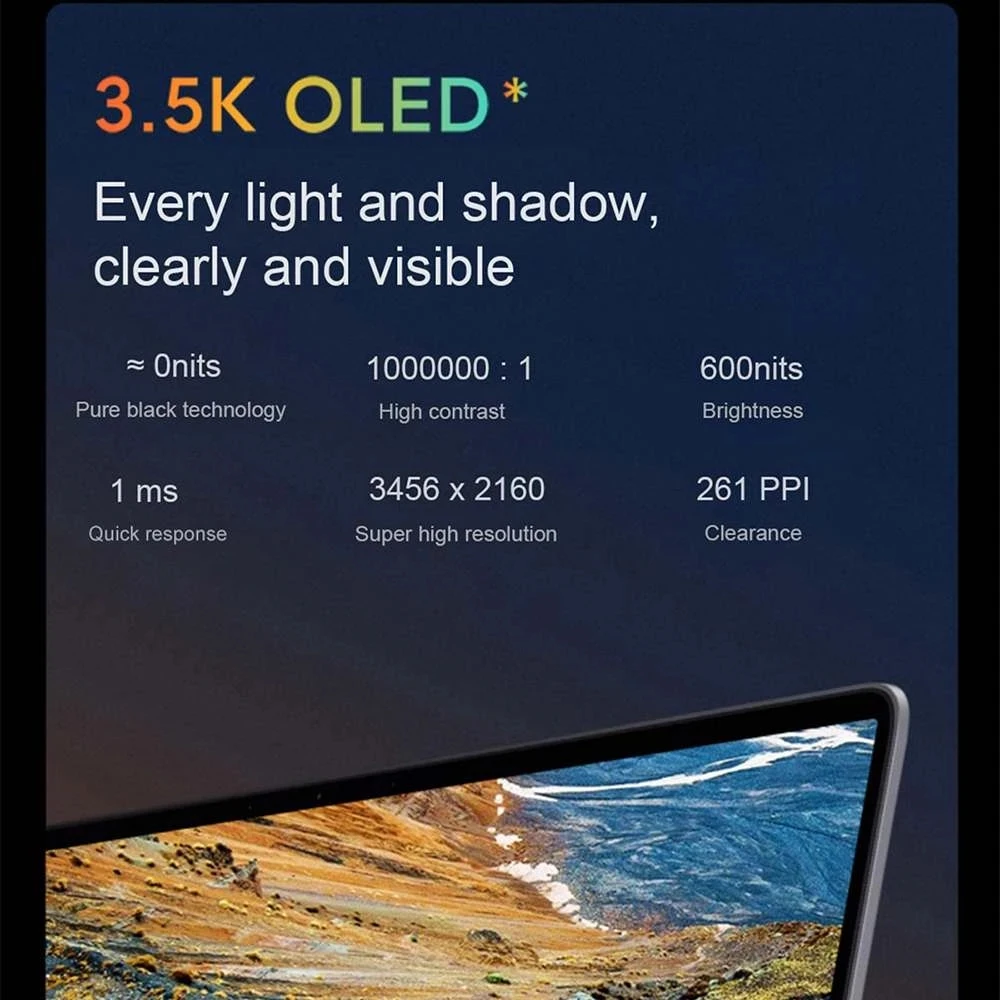 Ноутбук Xiaomi Laptop Pro 15 улучшенная версия i7-11390H 16 Гб DDR4 + 512 SSD ноутбук 3 5 K E4 OLED экран