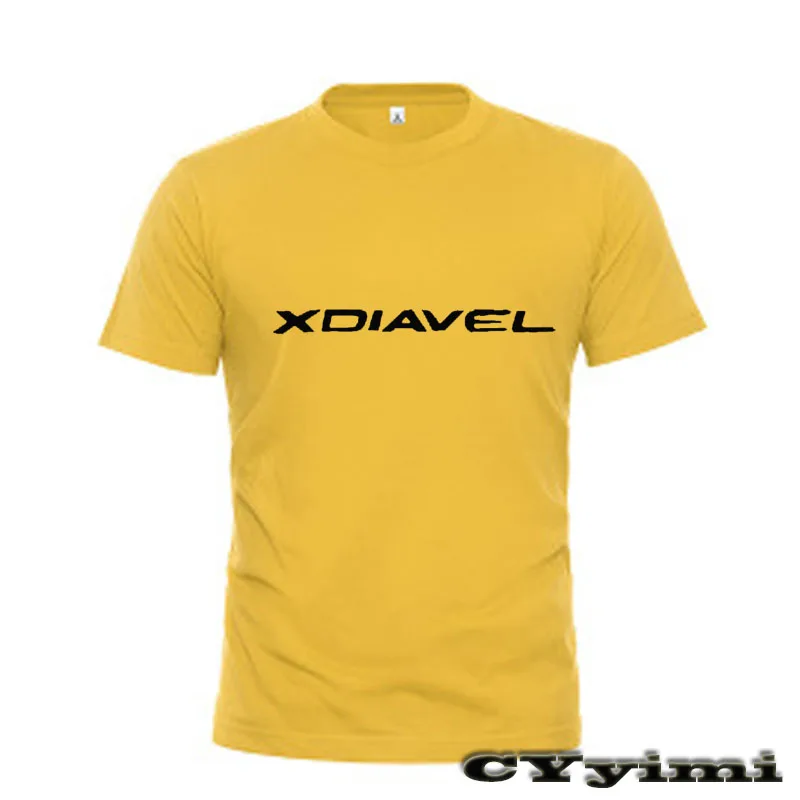 Для поездок на мотоцикле Ducati Diavel Carbon XDiavel S футболка для мужчин новая с логотипом