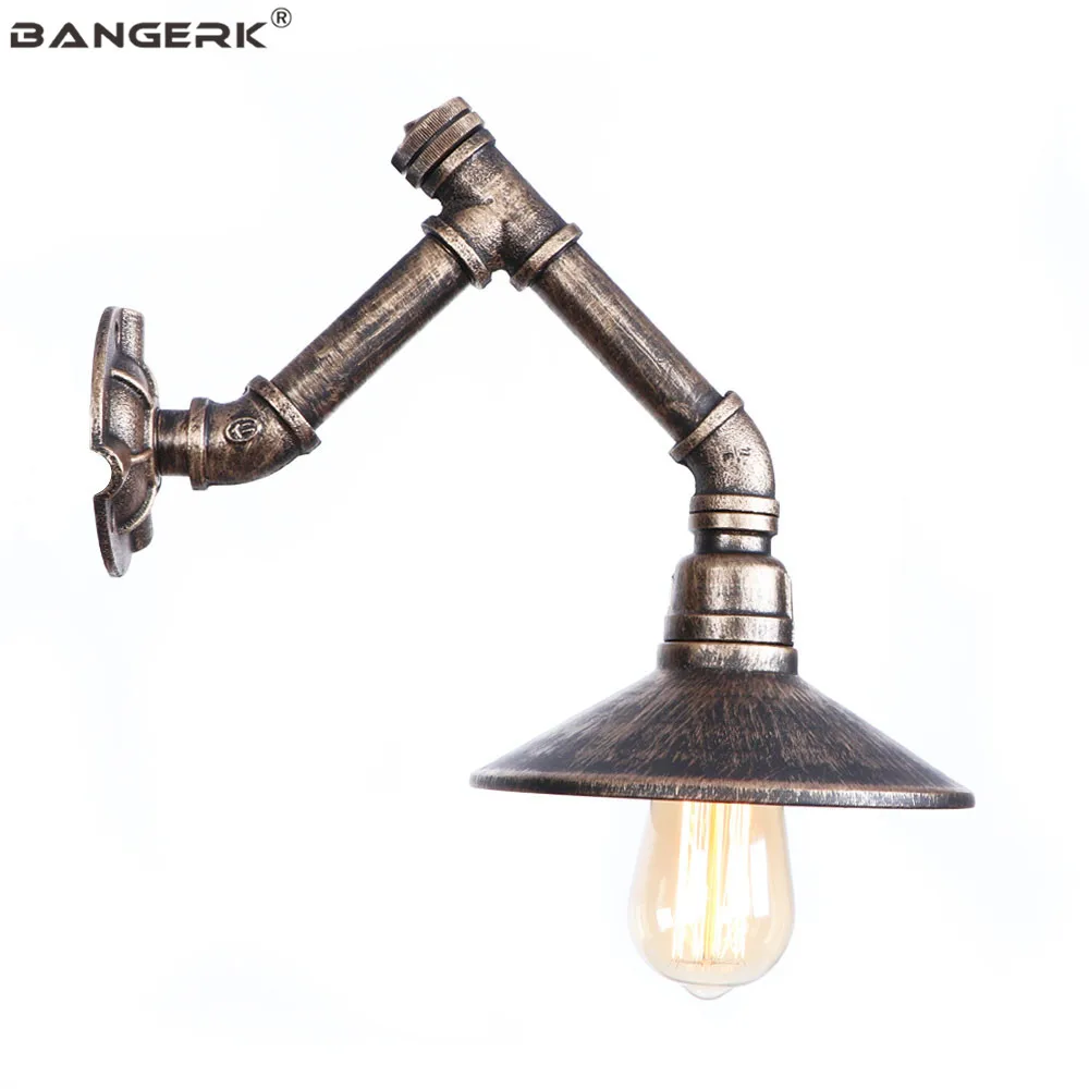 Светодиодный настенный светильник в стиле лофт старинная железная