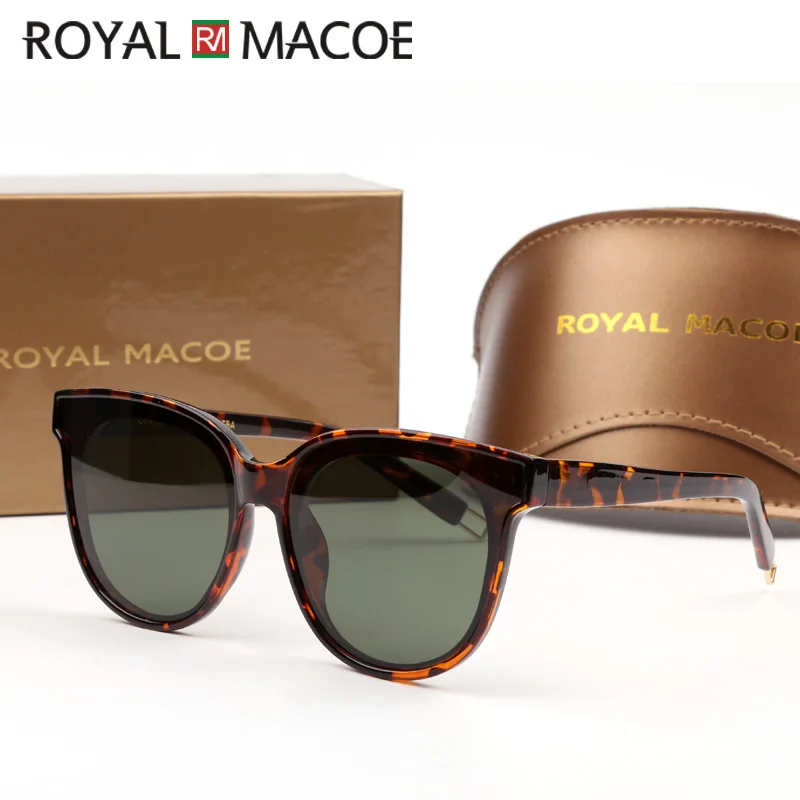 Солнцезащитные очки ROYAL MACOE женские винтажные брендовые дизайнерские солнечные в