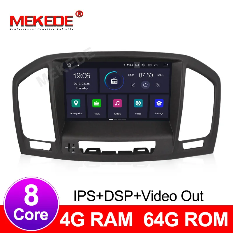 MEKEDE IPS DSP Android 9 0 автомобильный DVD радио плеер для Opel Vauxhall Holden Insignia 2008 2013 стерео GPS