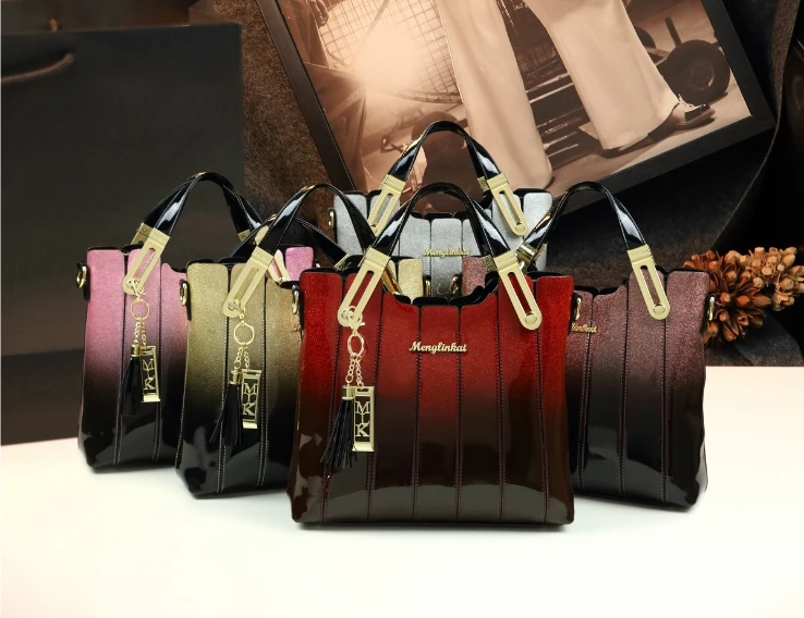 

New fashion designer handbag high quality women leather handbags famous brand ladies business clutch patchwork messenger bag sac