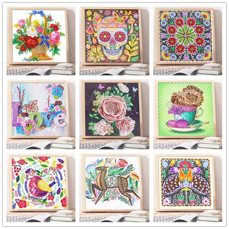 DIY алмазная живопись Специальный Алмазный цветок 5D Вышивка крестиком