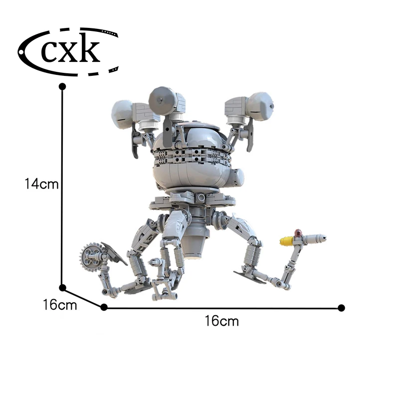 

Creative Ideal Greek Mythology Demogorgob Anime Action Figure MOC-38943 Mr Handy Robot Model Building Blocks Toys For Children