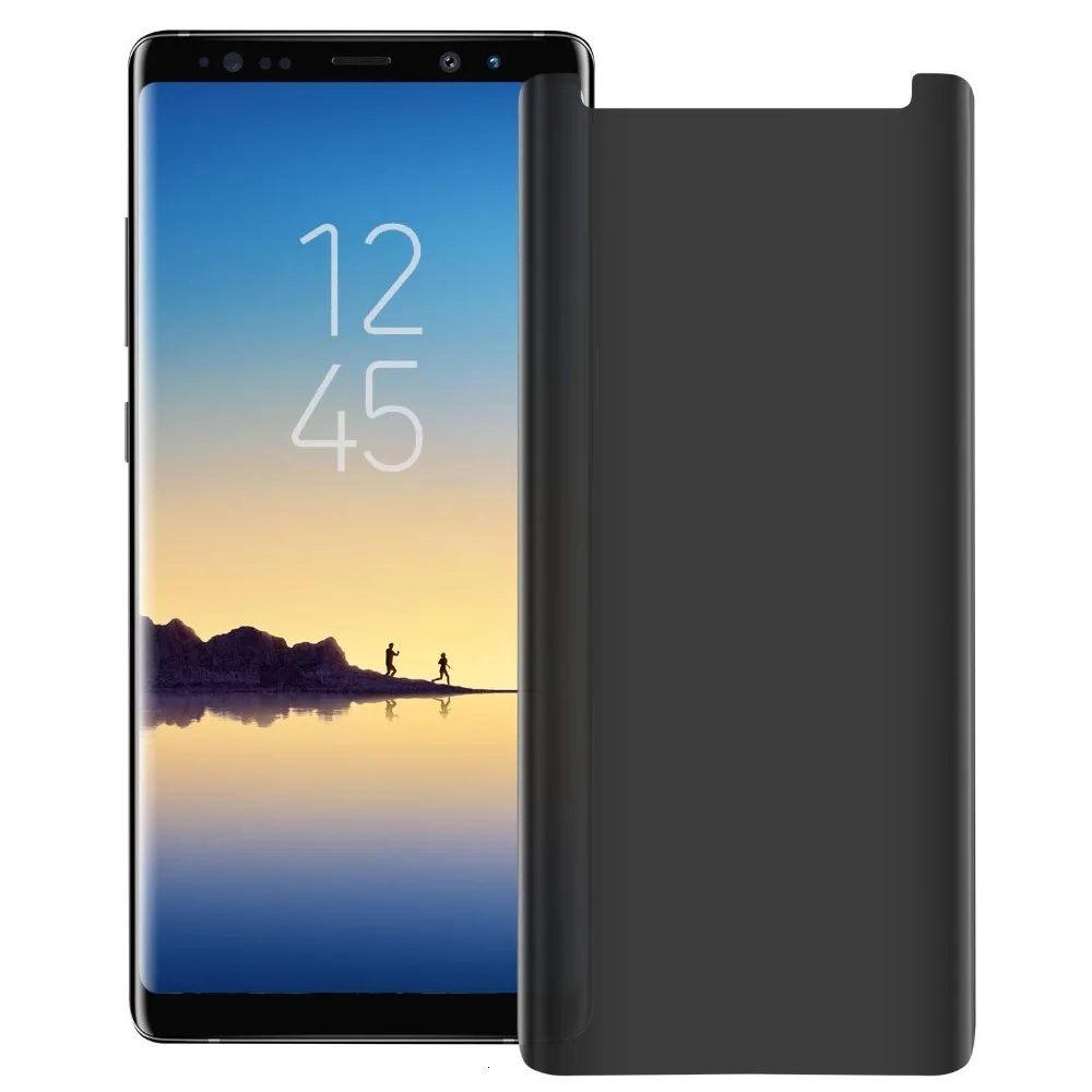 3D полное покрытие конфиденциальности антибликовое стекло для SAMSUNG Galaxy note8 note9 S8 S9