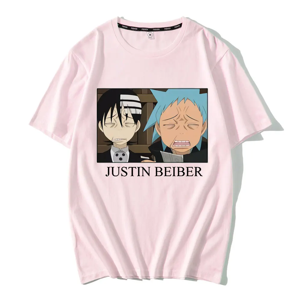 

Japanese Anime New Short-sleeved T-shirt Ladies Funny Tops Soul Eater T-shirts Fashion Printing T-shirts Summer Unisex Tops