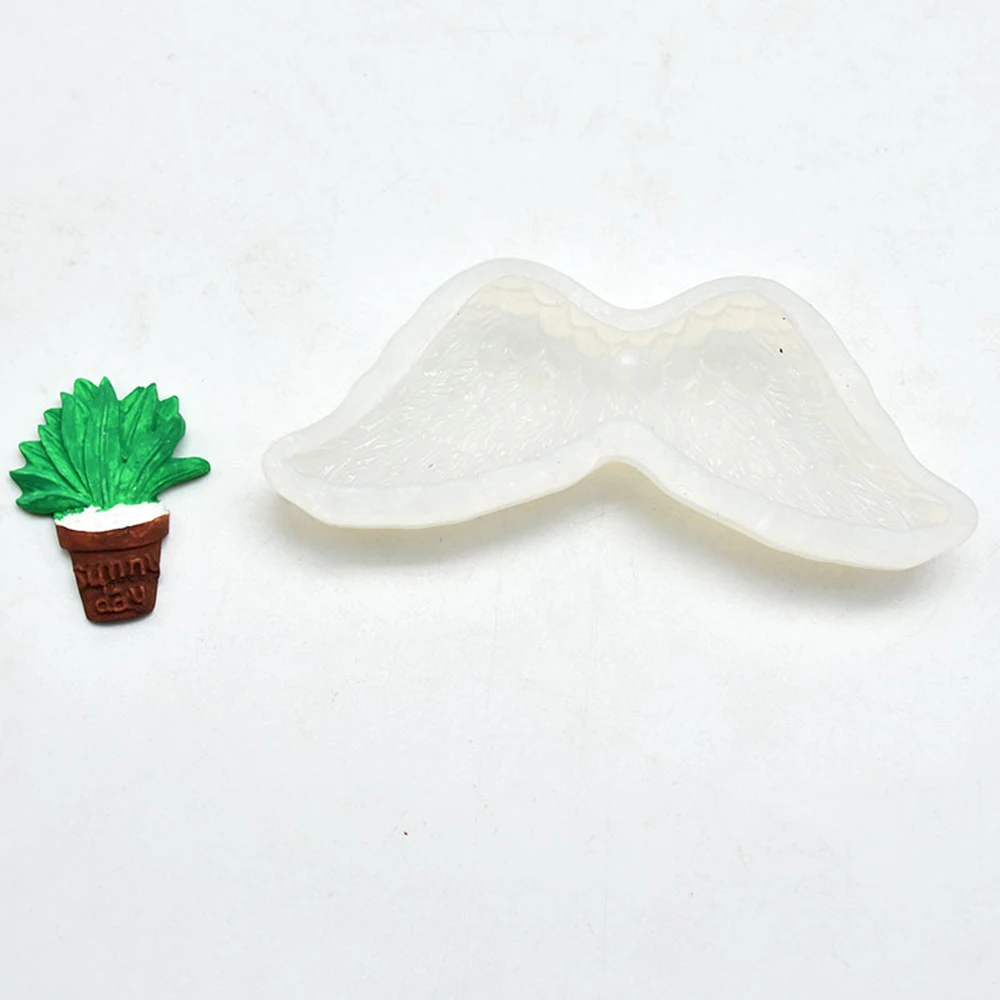 Angel Wings 3D силиконовая форма для украшения торта инструменты литья DIY Инструменты