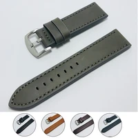 vintage artificial leather 20mm 22mm 24mmwatchbands bracelet for women men black brown watch strap wrist band watch accessories