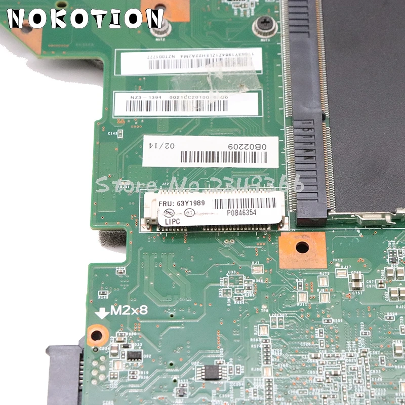 NOKOTION 04Y1933 04W2045 63Y1967 63Y1989 основная плата для lenovo T420 T420i Материнская плата ноутбука QM67 UMA DDR3