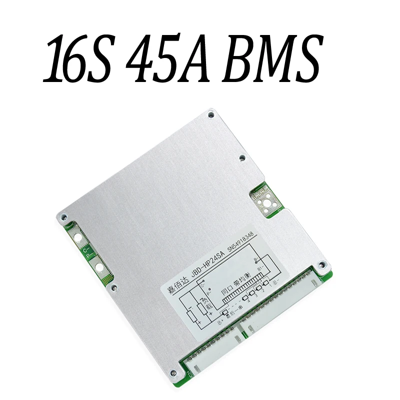 Высококачественный Аккумуляторный блок lifepo4 16s bms 48 В разряд smart PCM|balance board|balance