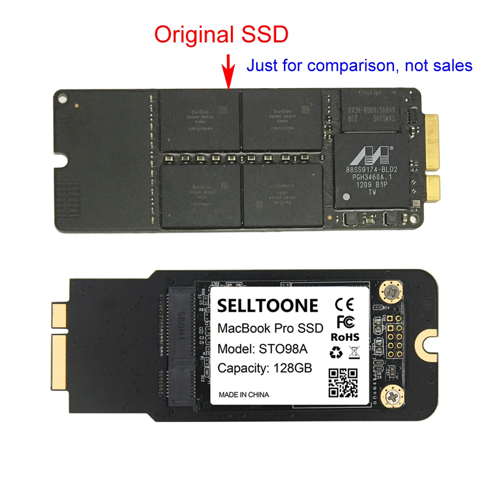 EMC 2557 2672 Macbook Pro Retina 13 &quotA1425 15&quot A1398 Blade SSD твердотельный накопитель 128 ГБ 256 512 ТБ