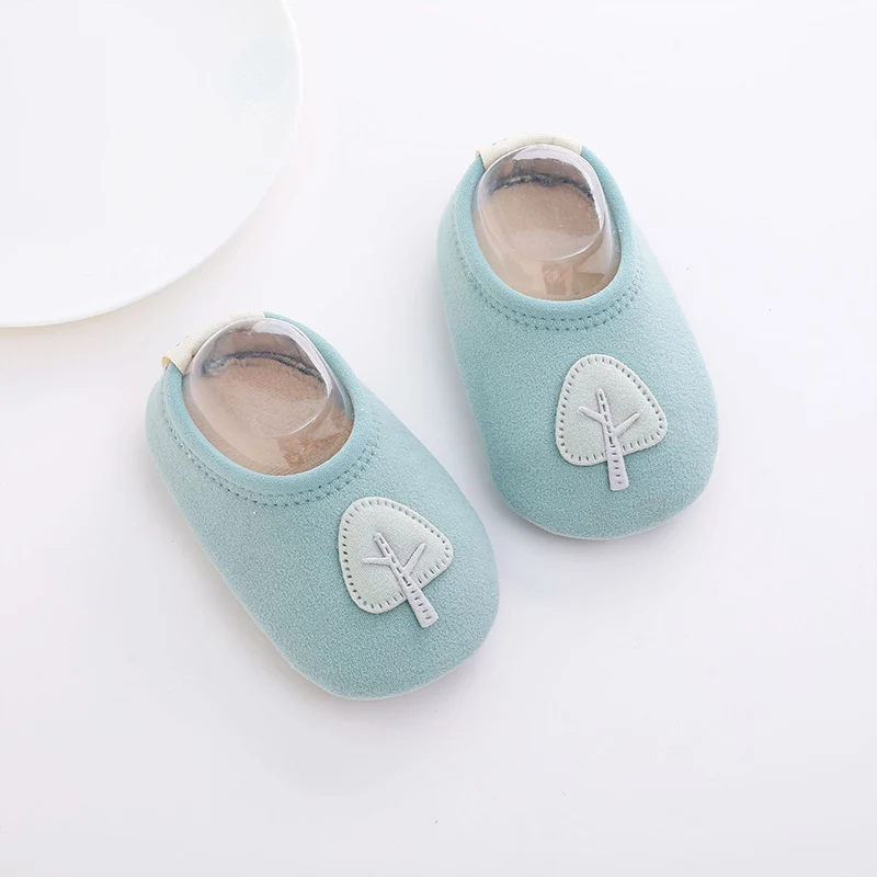 Носки для малышей с резиновой подошвой носки младенцев модные зимние