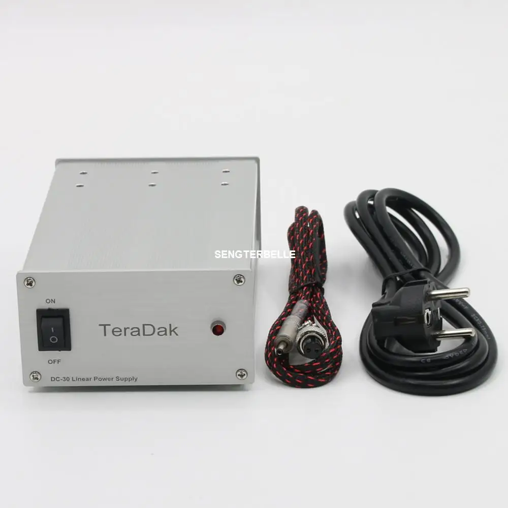 

Finished HiFi TeraDak Hi-End 30W Toroid Transformer Regulated Linear Power Supply DC5V-DC24V Audio Adapter