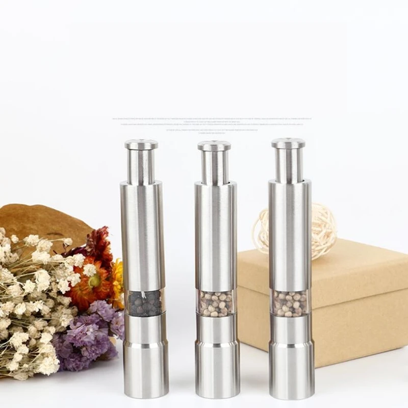 Ручной Нержавеющая сталь мельница для соли и перца специи дробилка зерновая