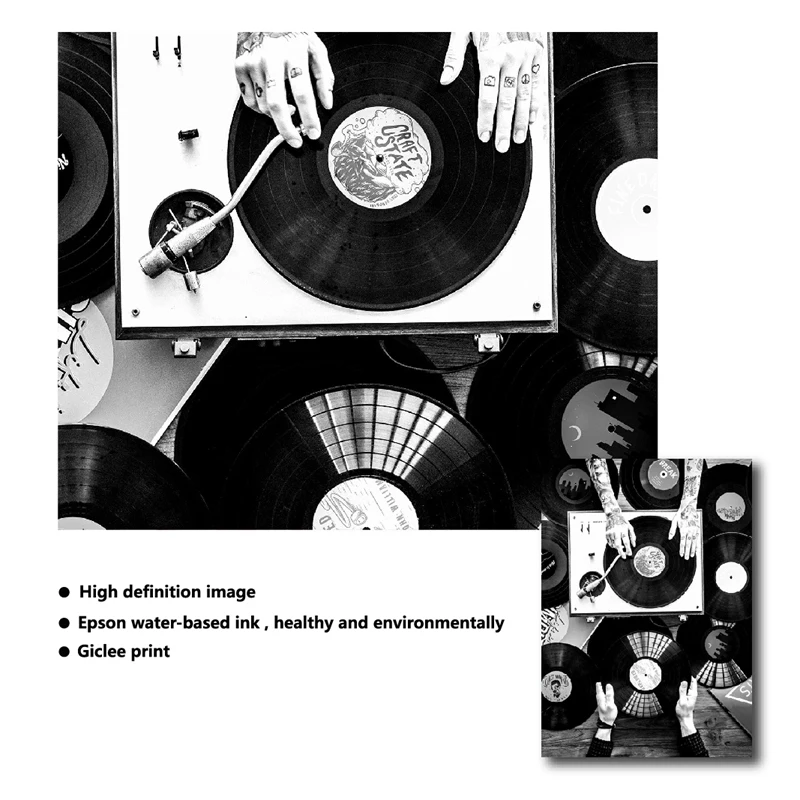 Постеры в скандинавском стиле виниловые записи Картина на холсте для влюбленных