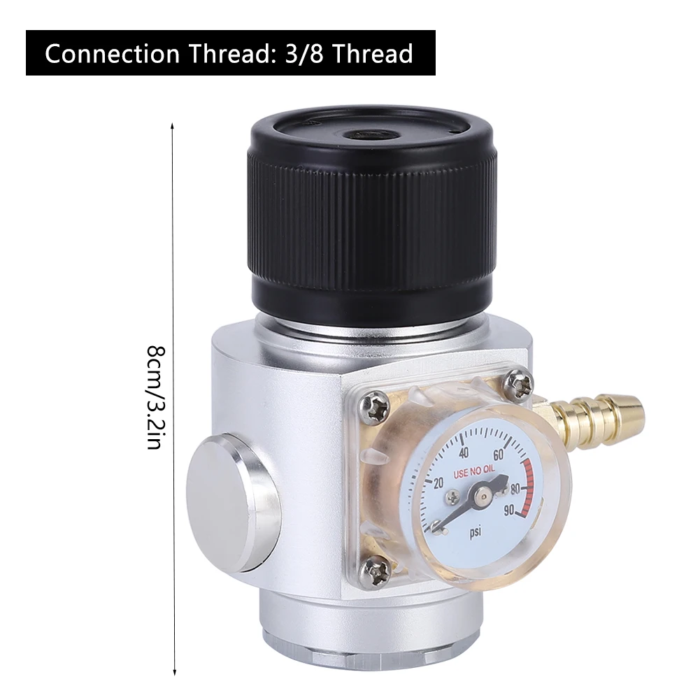 Резьба 3/8 регулятор соды CO2 зарядное устройство комплект аксессуаров фитинг для