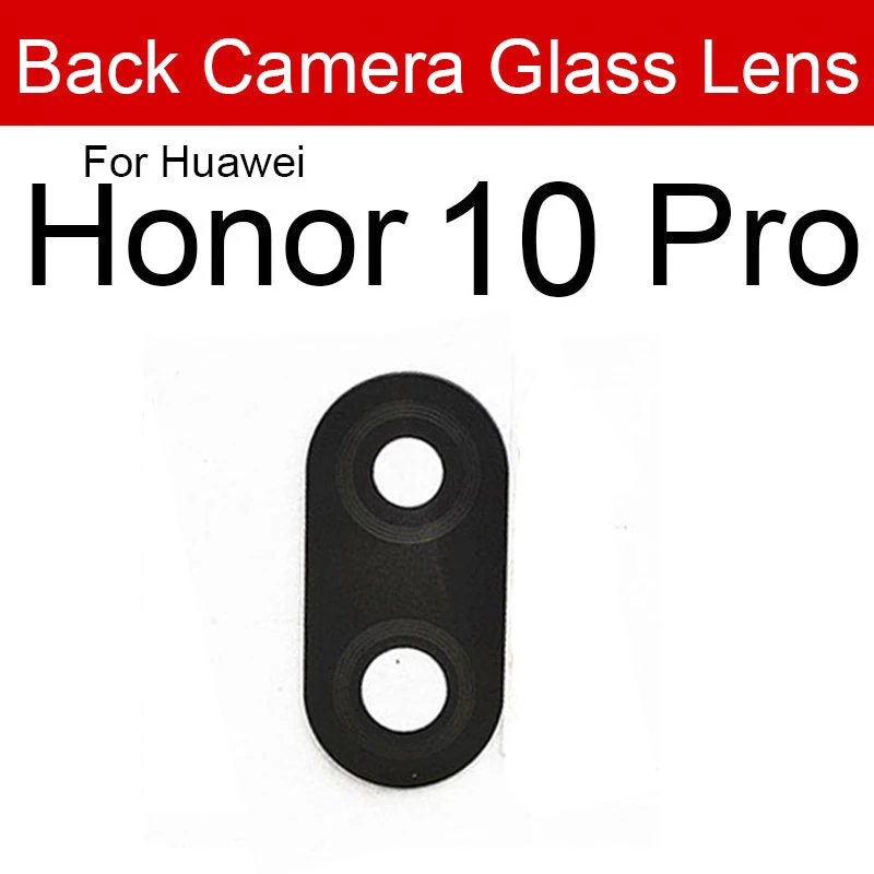 Стеклянный объектив для задней камеры Huawei Honor 10 10i 20 20i 20S 30 30S Lite Pro Plus стеклянный с