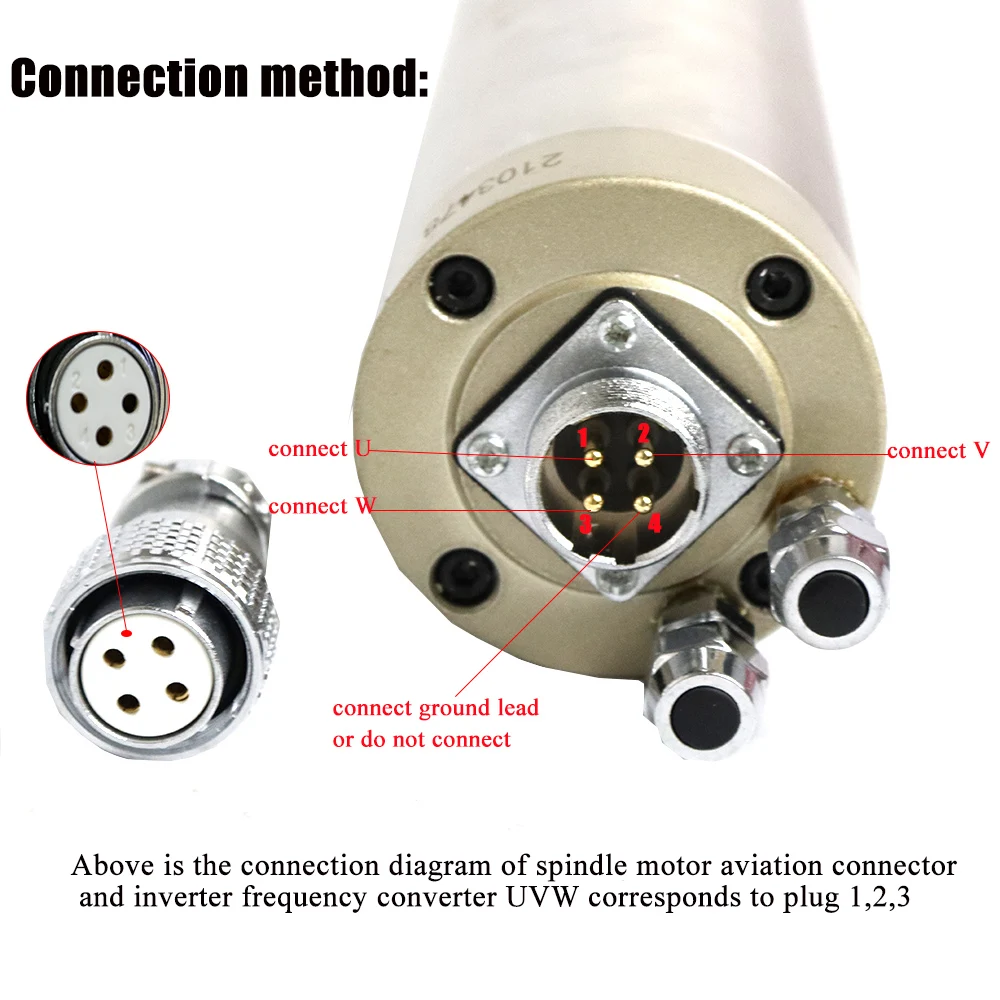 1.5 кВт/2.2kw с водяным охлаждением двигателя шпинделя 220v/110V 400 Гц 24000 об/мин ER11/ER20