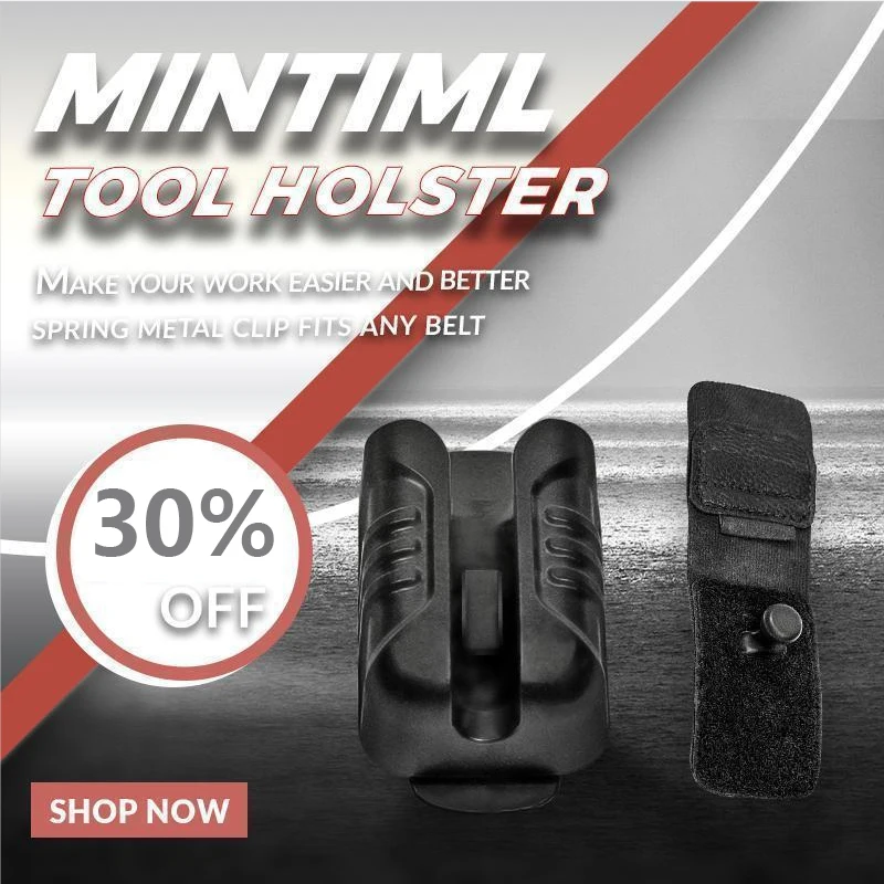 

Mintiml™Чехол для инструментов 1 шт. многофункциональная электрическая дрель, портативный поясной инструмент, Пряжка для гаечного ключа, перф...