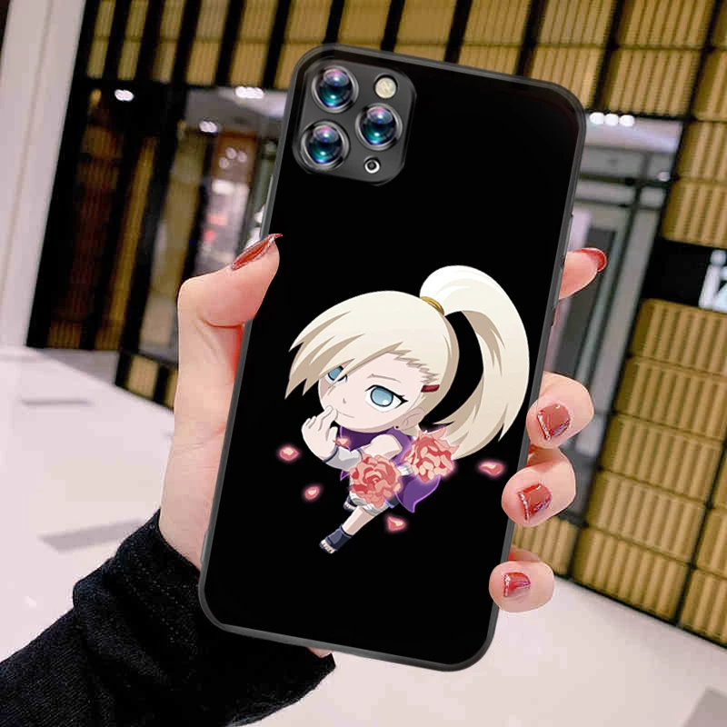 

Cute N-Narutos Kakashi Sasuked Phone Case For iPhone 11 12 Pro XS MAX 8 7 6 6S Plus X 2020 XR Mini Soft Cover Full Protection