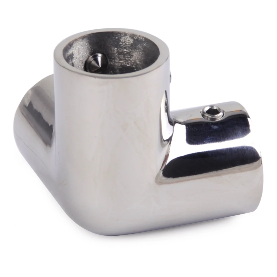 

New 22mm Stainless Steel Hand Rail Fittings 90 Degree 7/8" 3 Way Corner Elbow 2.2x4.9cm Fit for Marine Hardware Boat Yacht