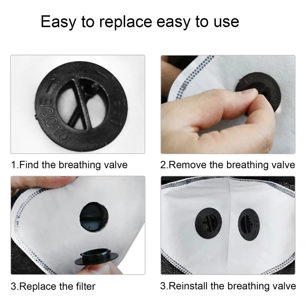 Велосипедная маска для лица с активированным углем спортивный полулицевой экран