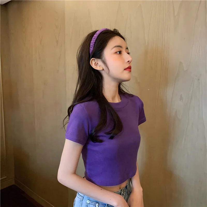 Однотонная короткая верхняя одежда для женщин Новинка лета 2021 сетчатая Красная