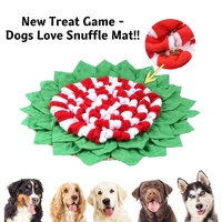 pet snuffle mat for dogs interactive feed game for boredom encourages natural foraging skills for cats dogs bowl travel use