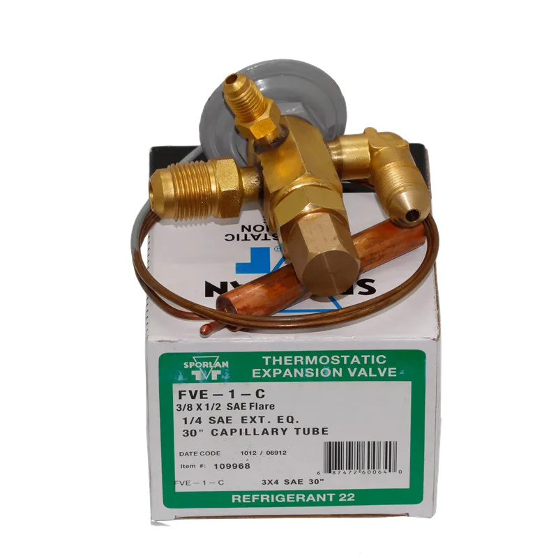 SPORLAN FVE 1 C охлаждающий расширительный клапан кондиционера R22 R407|Системы HVAC и