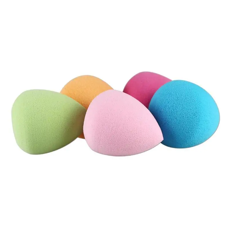 5 шт. Косметическая пуховка пудра слоеная гладкая Женская основа для макияжа
