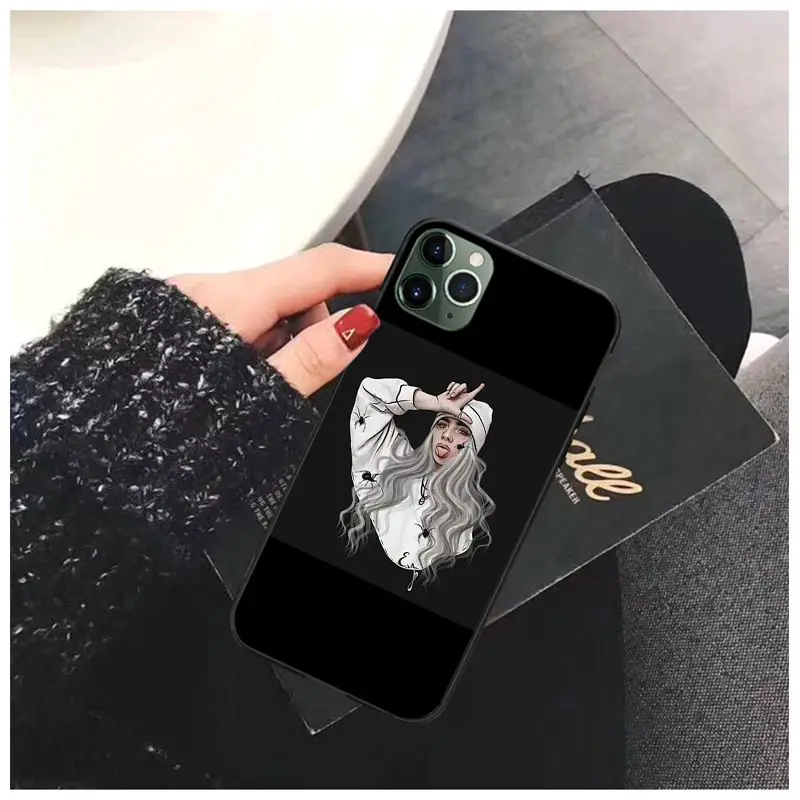 11pro MAX Billie Eilish красочные милые аксессуары для телефонов чехол iPhone 8 7 6 6S Plus X XS 5 5S SE XR