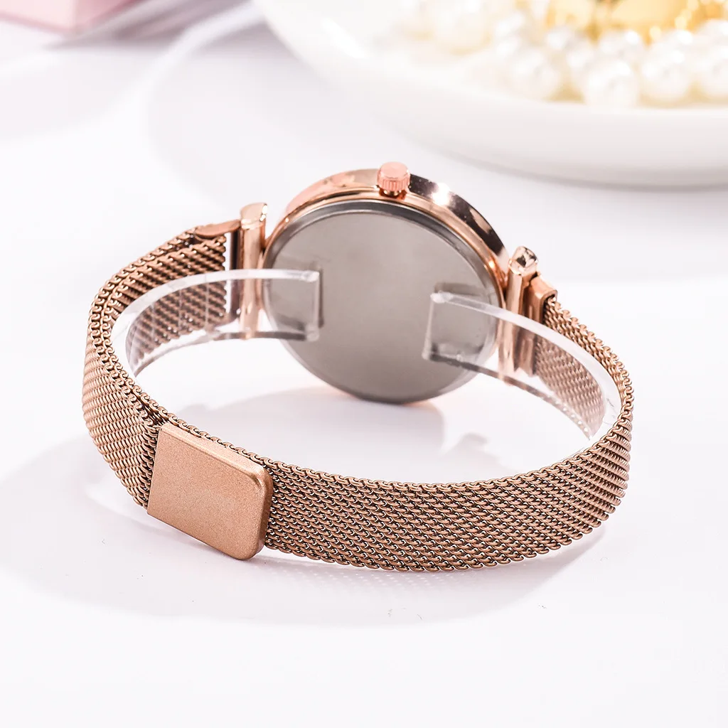 

Magnetic Band Women Watch Fashion Casual Crystal Bracelet Wrist Watches Women Alloy Quartz Dress Clock Ladies zegarek damski