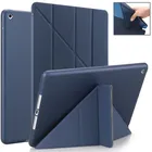Для ipad air 3, силиконовый чехол pro 10,5, новый ipad 9,7 дюйма, 2017, 2018, задняя крышка из ТПУ, Магнитный смарт-чехол для iPad air 123, Чехол + пленка