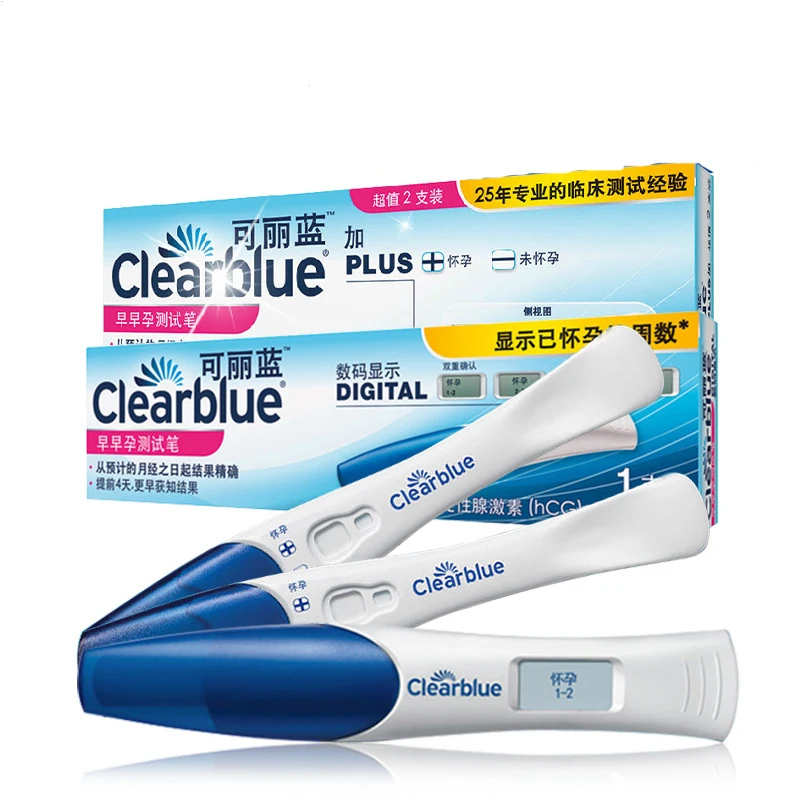 Домашний Уход монитор HCG цифровой для беременности ручка с количеством недель