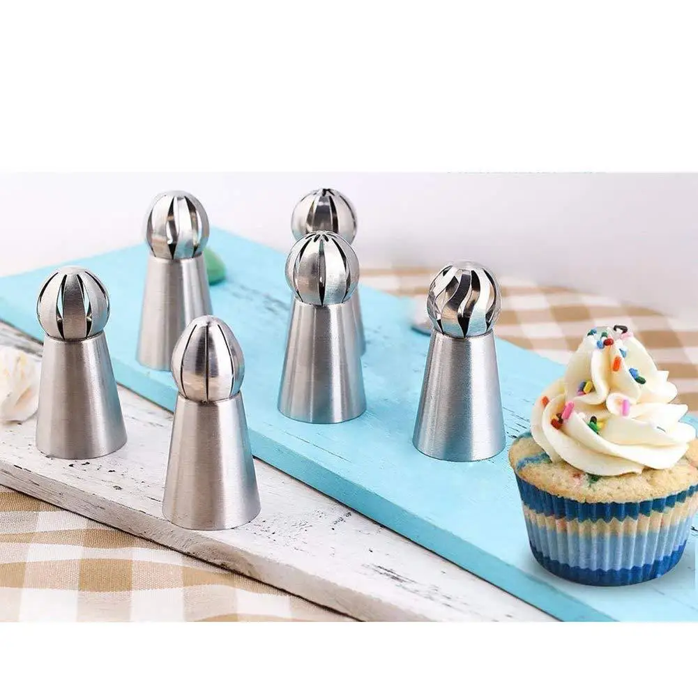 

20Pcs/Set Russian Icing Piping Tips Confectioners Pastry Tips Sugarcraft Cupcake Decorator Kitchen Bakeware Tools Russian ball
